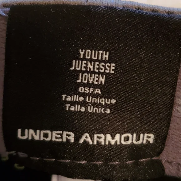 Under Armour Youth HeatGear gray  ball cap, - Picture 4 of 4